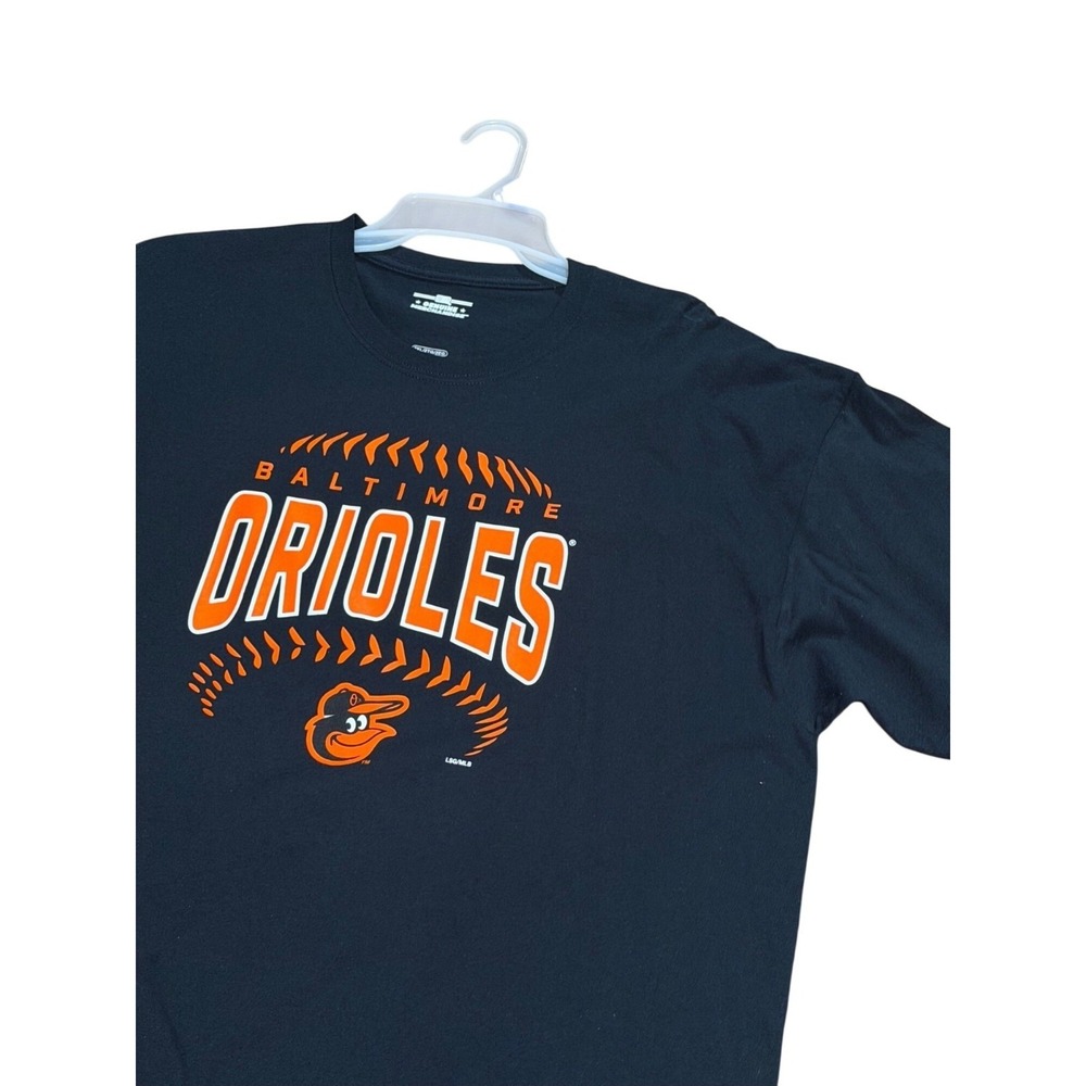 NWD Baltimore Orioles Mens 2XL Black Orange Baseball Shirt MLB Genuine Merch Tee